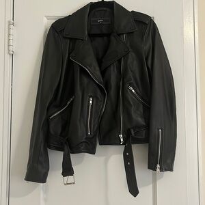 Quince 100% Leather Motorcycle Jacket